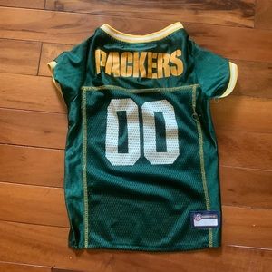 Official NFL Green Bay Packers Dog Football Jersey